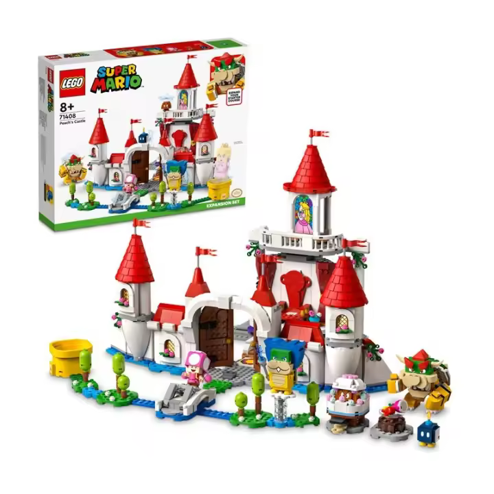 LEGO Super Mario 71408 Set de Expansión: Castillo de Peach edad a partir de 8 años, contiene 1216 piezas 23L71408 - 1