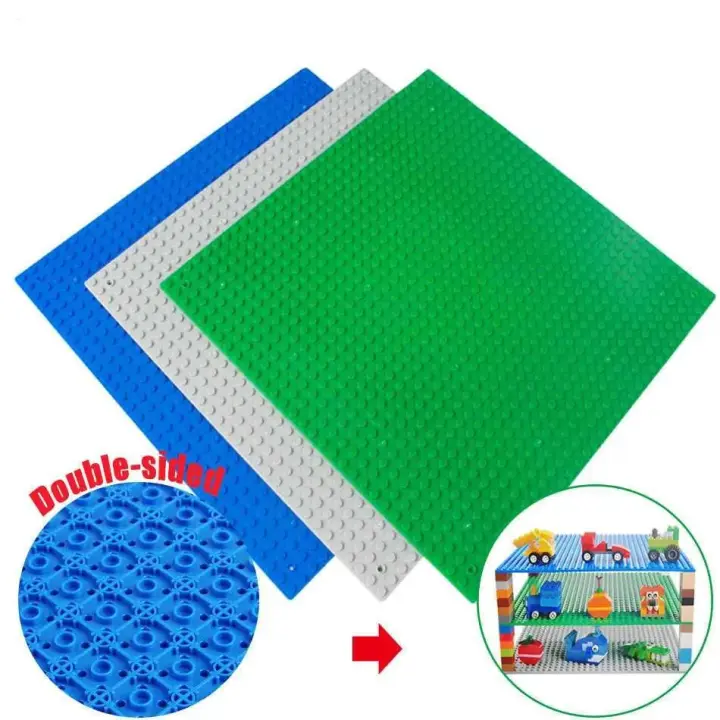 Baseplate De Bloques De Construcción Plásticos Dobles De 32x32 Para Niños Regalo Educativo Para El Desarrollo De La Creatividad Y El Pensamiento Lógico Compatible Con Legos - 1