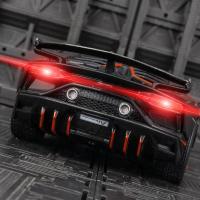 Lamborghini Aventador SVJ 63 Coche De Carreras De Aleación 1:24 Con Sonido Y Luz Modelo De Metal Juguete Para Niños Colección - details 11