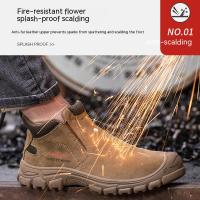 Zapatos De Seguridad Para Hombre Con Punta De Acero Transpirables Antideslizantes Cómodos Y Protegidos Contra Aislamiento 6KV - details 4