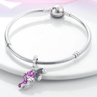 Colgante De Torre De Viaje Con Encanto De Gato Para Mujer Joyería Original De Pulsera Y Collar Plata Esmaltada 100% 2023 - details 109