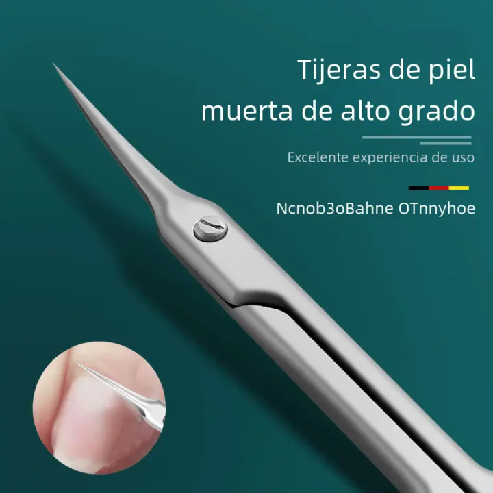 Tijeras De Cutícula De Acero Inoxidable De Alta Calidad Herramientas De Manicura Y Cejas Eliminador De Piel Muerta Clipper De Uñas - 1