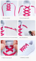 1Par De Cordones Elásticos Multicolor Para Niños Adultos Y Ancianos Sin Atar Correas Rápidas Deportivas Para Zapatillas - details 8