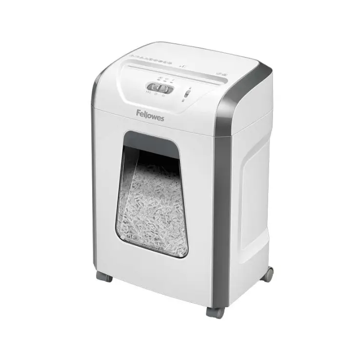 Destructora de Papel Fellowes 15c - Partículas 4x40mm - Nivel de Seguridad DIN P-4 - Bloqueo de Seguridad - Grapas y Tarjetas de Crédito - 1