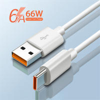Cable USB Tipo-C 6A 66W Super Cargador Rápido Para Xiaomi 13 Redmi K50 K60 POCO Huawei Mate 50 P60 Honor 80 90 Realme GT Color Blanco - details 10