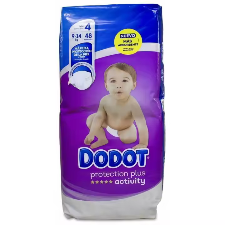 Dodot Activity Pañal Infantil T-4 48Uds - 1