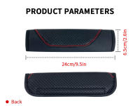 Almohadilla De Protección Para Cinturón De Seguridad De Coche Universal Cubierta De Cuero Para Muelles Interior Decoración Accesorio - details 1