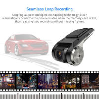 Podofo car DVR USB car Digital Video Recorder cámara oculta grabadora de conducción de visión nocturna 170 ° Registrador de ángulo amplio - details 7