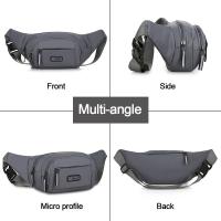 Bolsa De Cintura Para Hombre Grande Casaca Nylon Antirrobo Para Viajes Al Aire Libre Deportes Móvil Resistente Al Agua - details 5