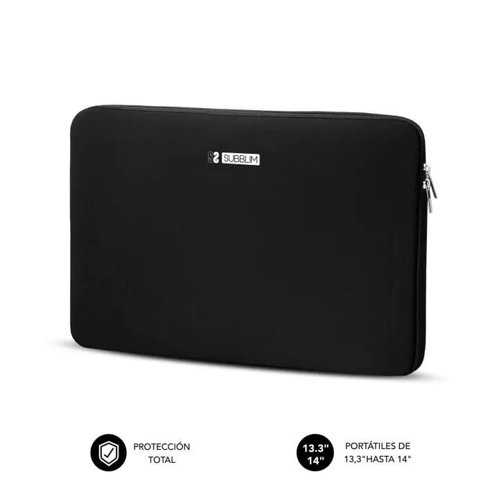 Funda Ordenador Business Laptop Sleeve Neoprene v2 15" Black - 1