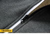 Nueva Chaqueta De Piel De Oveja Para Hombres 2024 Con Forro De Terciopelo Grueso Para Otoño E Invierno Ropa Deportiva Con Capucha Casual Cardigan Cálido - details 15