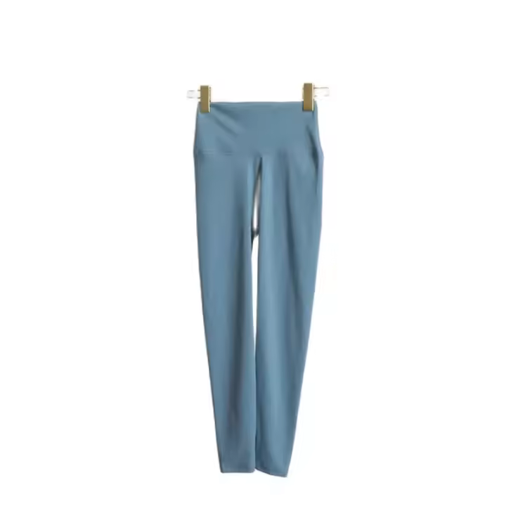 Leggings De Compresión Para Mujer 2024 Levantamiento De Glúteos Cintura Alta Color Nude Con Bolsillo Yoga Pantalones Estirados Deportivos - 1