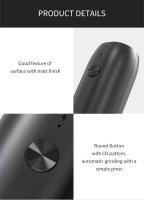 Set De Molinillos De Pimienta Y Sal Electrónicos Automáticos Recargables Con USB LED Ajustable Mini Molinillo De Especias - details 7
