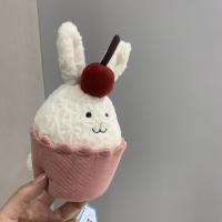 Muñeco De Peluche Jelly Cat 14cm Conejo Cupcakes Dulces Decoraciones Para Escritorio Regalos Para Perros Y Gatos Tipo De Juguetes Suaves Color Dulce Bonnie Rabbit Cupcake - details 2