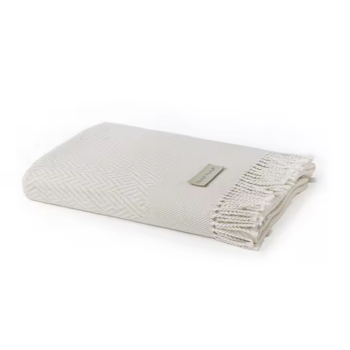 NAF NAF - Manta Decorativa BLAZAC Beige 130x170 Cm - 1