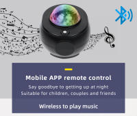 Lámpara Nocturna USB Con Proyector De Cielo Estrellado Y Sonido Bluetooth Controlado Decoración De Habitación RGB Para Juego WUZSTAR - details 7