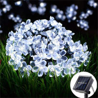Luces De Cadena Solar De Paloma 100LED/50LED/20LED 8 Modos Exterior Navidad Jardín Fiesta Decoración Luz De Flores De Cerezo - details 20