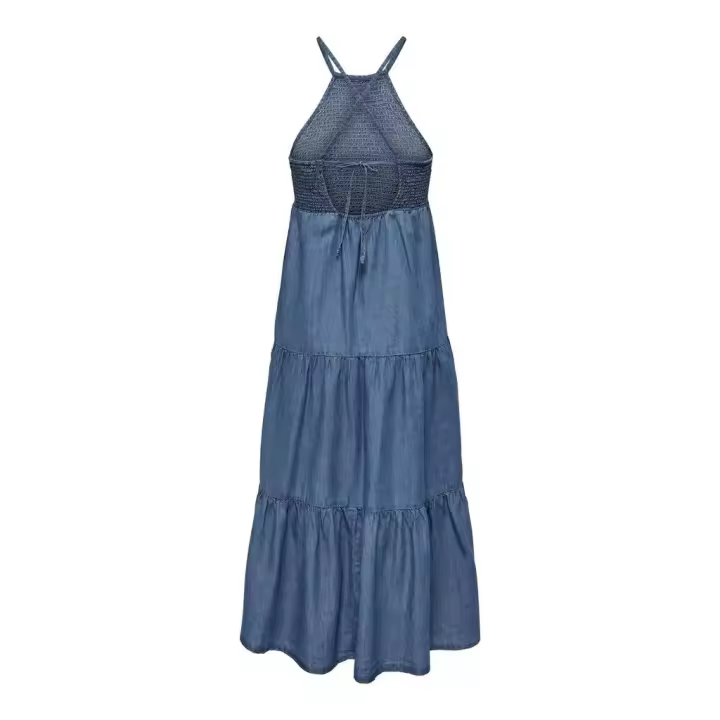 VESTIDO ONLBEA LIFE SL LONG SMOCK DNM DRESS BJ - 1