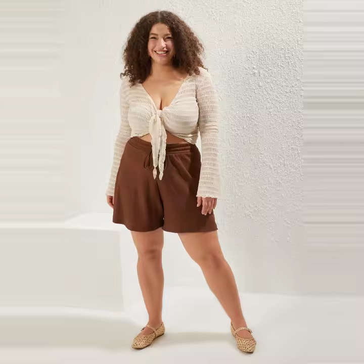Trendyol Waist Detail Shorts - 1