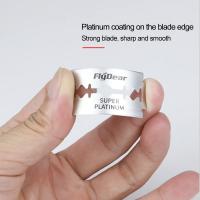 Afeitadora De Acero Inoxidable Doble Cara Para Hombres Con Hoja Afilada Reemplazable Antiguo Estilo Adecuada Para El Pelaje - details 1