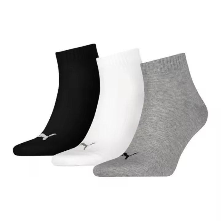 Calcetn PUMA QUARTER PLAIN 3P 701230337 882 Gris - 1