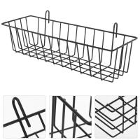 Cesta Colgante De Hierro Para Organizar Almacenamiento En El Baño Y Cocina Estantería Colgante Para Compras Caja De Almacenamiento Plegable - details 7