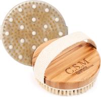 Cepillo corporal para cepillado húmedo o seco y exfoliación suave para una piel más suave y radiante: elimine la celulitis y la piel seca, mejore su circulación - details 4