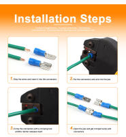 Kit De Conectores De Cable 280pcs Terminales Aisladas Macho Y Hembra Crimpado Frío Variados Conectores De Cuchilla Y Butt Para Electrónica - details 4