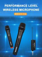 Sistema De Micrófono Inalámbrico UHF Dinámico Handheld Para Fiestas Iglesia DJ Bodas KTV En Casa Conjunto De Micrófonos Multifuncional - details 0