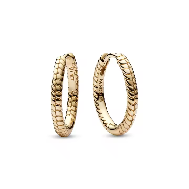 Pendientes de aro Pandora 262728C00 serpiente - 1