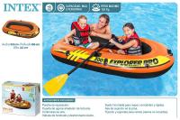 INTEX BARCO EXPLORER PRO 200, 196X102X33CM 3CAMARAS DE AIRE CUERDA DE AGARRE ALREDEDOR DE LA BARCA PARCHE DE REPARACION CALIDAD DE CONFIANZA OFICIAL GARANTIZADO - details 0