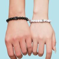 Pulseras magnéticas para parejas, coronas de rey y reina, pulseras para él y para ella, pulseras a juego, regalos para relaciones a larga distancia - details 2