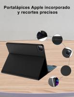FGNS Funda con Teclado Español Ñ para Samsung Galaxy Tab S8/S7 11" (SM-T870/T875/T876/T878/X700/X706),Carcasa PU Delgada rotectora Delgada con Ranura de Lápiz  con Teclado Bluetooth Desmontable para Samsung Tab S8 2022/S7 2020 - details 2