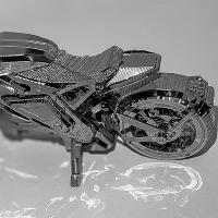 Kit De Modelos De Rompecabezas 3D De Metal Para Motocicleta DIY Puzle Láser Juguete Para Niños Material De Metal - details 4