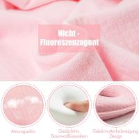 Almohada para bebé, viscoelástica, almohada para bebé, antiplagiocefalia, adecuada para recién nacidos de 0 a 12 meses, color rosa - details 3