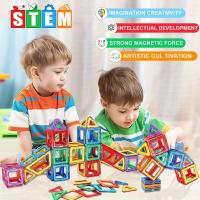 Juego De Bloques Magnéticos Para Niños Y Niñas Set De Construcción Educativo Para Bebés Juguete DIY Montessori Regalos - details 8