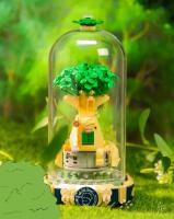 Bloques De Construcción De Sueño Eterno Rosa Le Petit Prince Con Cubierta Antipolvo Juguete De Puzzle Para Decoración De Escritorio Regalo De Cumpleaños Para Adultos - details 5