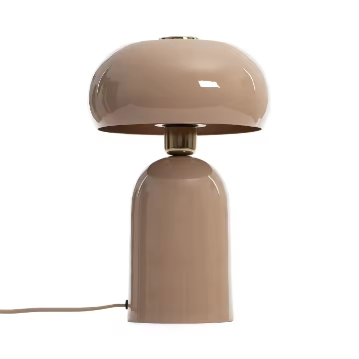 Ledkia Lámpara de Mesa Metal Dhanuk Beige - 1