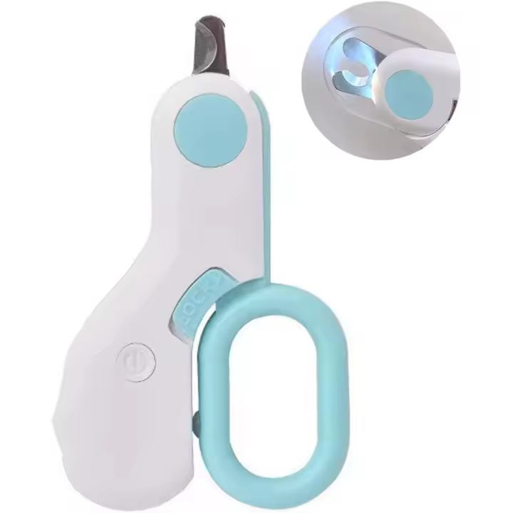 Cortaúñas para Perros with Luz LED, instrumentos de ASEO para mascotas, color Azul - 1