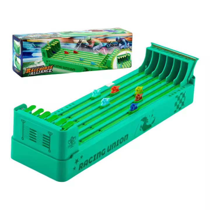Juego De Mesa Eléctrico De Carreras De Caballos Interactivo Juguete Para Fiestas Y Familia Batería Incluida Set De Juego De Mesa Para Adultos - 1