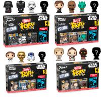 Funko Pack  16 Bitty Pop  Bittys Funko  Pop  Star Wars  (4 packs 4 uds )Darth VAder Luke Skywalker Leia R2-D2 C3po Han Solo Greedo Chewbacca Stotmtrooper Tie Pilot - details 0