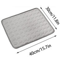 Almohadilla De Hielo Para Mascotas Resistente Al Mordisco Sillón Para Gatos Sofá Para Perros Almohadilla Refrescante De Verano Material De Seda De Hielo - details 1