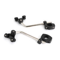 Areyourshop Soporte Universal Para Parabrisas De Motocicleta 7/8" 22mm Montaje En Manillar Estándar ABS Plástico + Metal - details 6