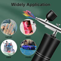 Kit De Pintura De Uñas Con Aerógrafo Portátil Para Arte De Uñas Y Modelos Herramienta De Pintura Aérea Inalámbrica Para DIY En Casa - details 1