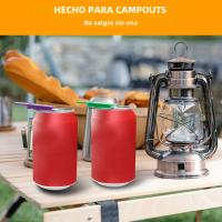 Abrepuertas Portátil Y Reutilizable Fácil Para Botellas Y Lata De Coca Cola Herramientas De Camping Suministros De Cocina - details 2