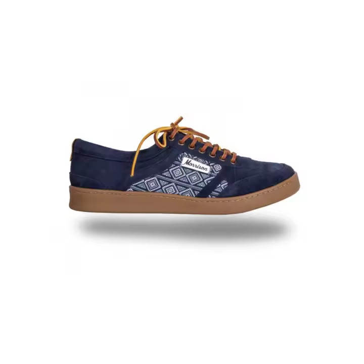 Zapatilla Morrison Shelby Unisex Azul Navy Serraje y Piqué - 1