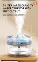 Humidificador de llama multifunción con máquina de aromaterapia Volcano, difusor de perfume de gran capacidad de 2 l, luz nocturna de ambiente - details 1