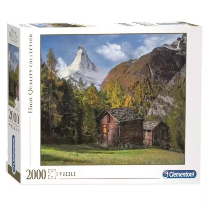 Puzzle 2000 piezas Fascinando con Matterhorn paisaje montaña - Clementoni - 1