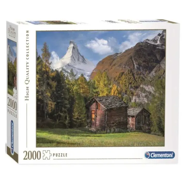 Puzzle 2000 piezas Fascinando con Matterhorn paisaje montaña - Clementoni - 1