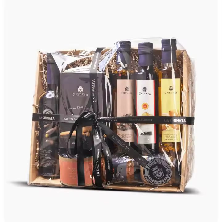 La Chinata. Selección Gourmet Mediana Regalo Cesta, Ideal Para Los Amantes De La Buena Vida, 8 Unidad (Paquete de 1) - 1